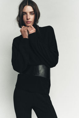 KNIT BATWING SLEEVE JUMPER - Zara фото 3