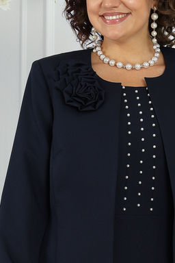 Платье Ninele 7431-Р темно-синий - Mira fashion фото 1149