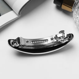 Цена за 4 шт. Заколка - автомат для волос «Ночь», 9 см, чёрная