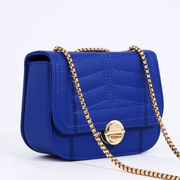 Сумка-мессенджер на клапане, цвет синий - Simaland фото 4