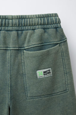 STRAIGHT FIT WASHED BERMUDA SHORTS - Zara фото 4