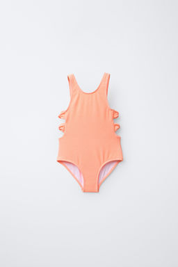 6-14 A?OS/ BA?ADOR ENTERO LAZOS CUT OUT / Naranja