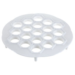 Пельменница пластмассовая д20,5см h2см, на 19 штук - д2,8см (Китай) - Домашняя мода фото 2