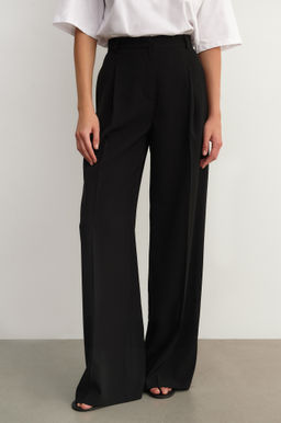 Брюки из костюмной ткани со складками - Mollis фото 4