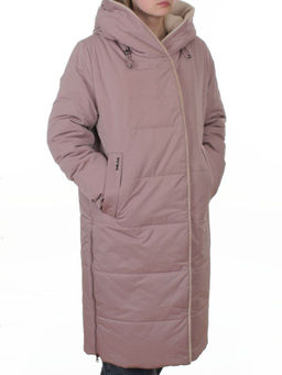 T-9115 LILAC Пальто зимнее женское (верблюжья шерсть)