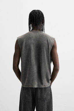 CONTRAST PRINT KNIT T-SHIRT - Zara фото 3