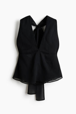 Top halter de gasa
