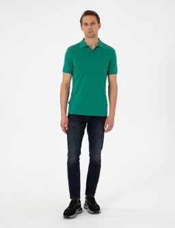 Ye_il Slim Fit Basic Ti__rt - Pierre cardin фото 4