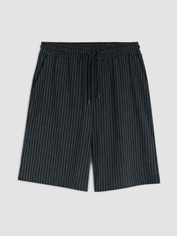 Regular Fit ?izgili Erkek ?ort
