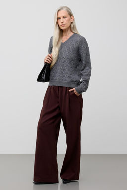 ЕВ 30289/ш/тем.серый меланж джемпер жен