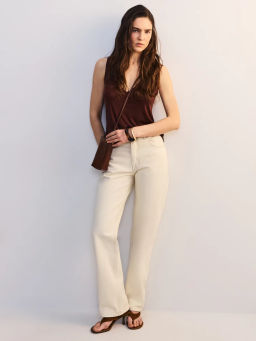 Майка прямого кроя с треугольным вырезом ZR2605013404-21 / Zarina