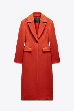 TAILORED WOOL BLEND COAT ZW COLLECTION - Zara фото 5