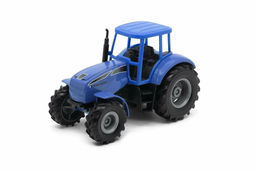 Welly. Трактор 16 см, инерц. мех., синий арт.99830W