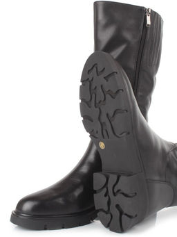 Z4215M BLACK Сапоги зимние женские (натуральная кожа, натуральный мех)