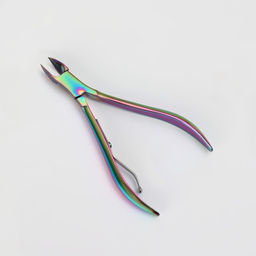 Кусачки маникюрные для кутикулы, 9.5 см, длина лезвия-10 мм, цвет хамелеон