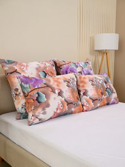 Комплект наволочек бязь люкс - Фиалки 50х70