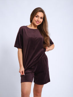 Костюм женский 5-350 из велюра - Новое кимоно фото 14