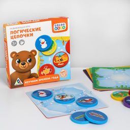 Развивающая игра Логические цепочки. Времена года, 3+