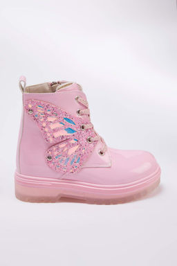 Pembe Fermuarl? ve Bagc?kl? Kucuk K?z Cocuk Kids Postal Rugan Bot
TAKAW26BO00009 - Trendyolmilla фото 2