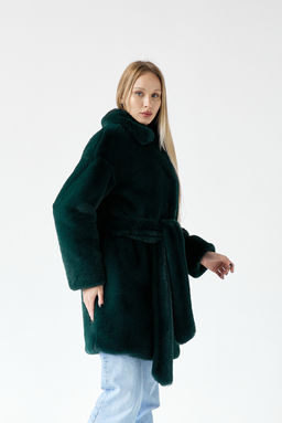 Шубка утеплённая 25005 (белый) - Kankan фото 11