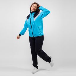 RODOS Спортивный костюм женский весна/лето М-172/1 Ментол/Синий  фото 34