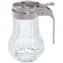 Цена за 3 шт. Сахарница стеклянная с дозатором крышка под металл