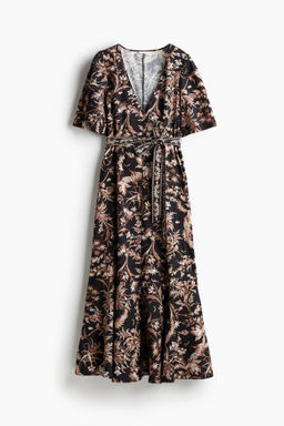 Vestido con cinturon de anudar - H&m фото 10