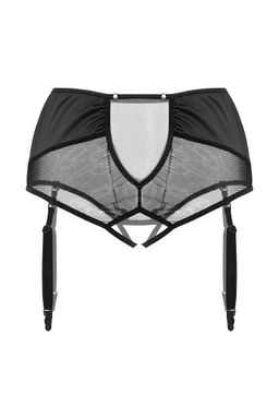 Эротические трусики-пояс для чулок Waname Elegance с высокой посадкой черные (42-44) - Waname apparel фото 15
