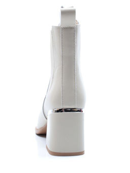 01-PCT161-2 BEIGE Ботинки Челси демисезонные женские (натуральная кожа, байка) - Фабричный китай фото 7