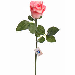 Цветок искусственный "Natur" 50см Розочка розовая