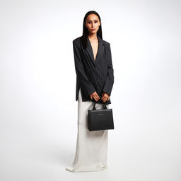 Сумка женская тоут TEXTURA на молнии, 22×11×22 см, серая