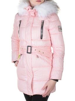 2037 PINK Куртка зимняя облегченная женская Yixiangyuan