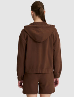 Kahverengi Crop Top _rme H_rka