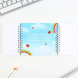 Двойной блокнот на гребне Выпускник детского сада,мягкая обложка, размер 15 см х 12 см, 48 листов. - Artfox фото 4