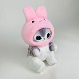 Мягкая игрушка Котик в шапочке животного 24 см - Storyland фото 15