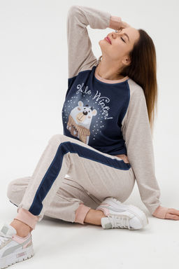 Костюм женский из футера Гамми индиго - Амадэль фото 26