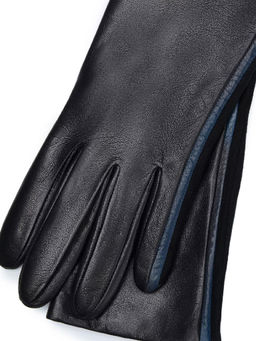 Перчатки женские ш+каш. IS01091 black/ocean - Eleganzza фото 3