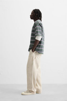 STRIPED JACQUARD T-SHIRT - Zara фото 4