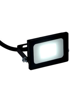 Прожектор светодиодный VKL electric, 10 Вт, 1200 Лм, 6500К, IP65, 220V черный, свеч. хол. бел. 10981