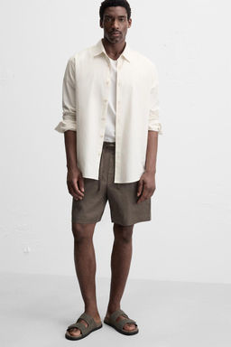 100% LINEN BERMUDA SHORTS - Zara фото 23