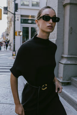 BELTED KNIT DRESS - Zara фото 6