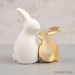 Фигурка Кролик 12,8x6,8x15,5 см / ZH190005-1 /уп 4/48/Пасха