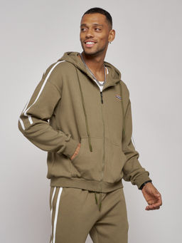 Спортивный костюм мужской трикотажный демисезонный цвета хаки 12011Kh - Mtforce фото 8