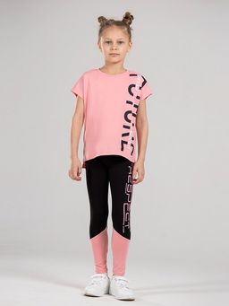 CRB wear/!CWJG 70235-27 Брюки модель легинсы для девочки,розовый/Ex.Cherubino  фото 2