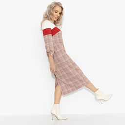 Платье с акцентной спинкой, Влюблена в себя (красное) - Charutti фото 4