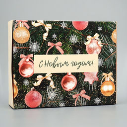 Коробка складная Елочные шары, 31 х 24.5 х 9 см - Дарите счастье фото 3