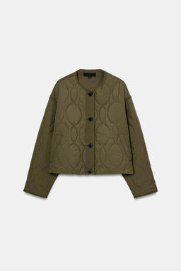 CAZADORA CORTA ACOLCHADA / Khaki - Zara фото 7