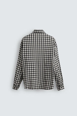 CHECK SHIRT WITH CONTRAST TIE - Zara фото 8