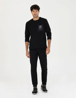 Siyah Sweatshirt - Pierre cardin фото 4
