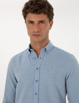 Mavi Slim Fit Uzun Kollu G_mlek - Pierre cardin фото 2